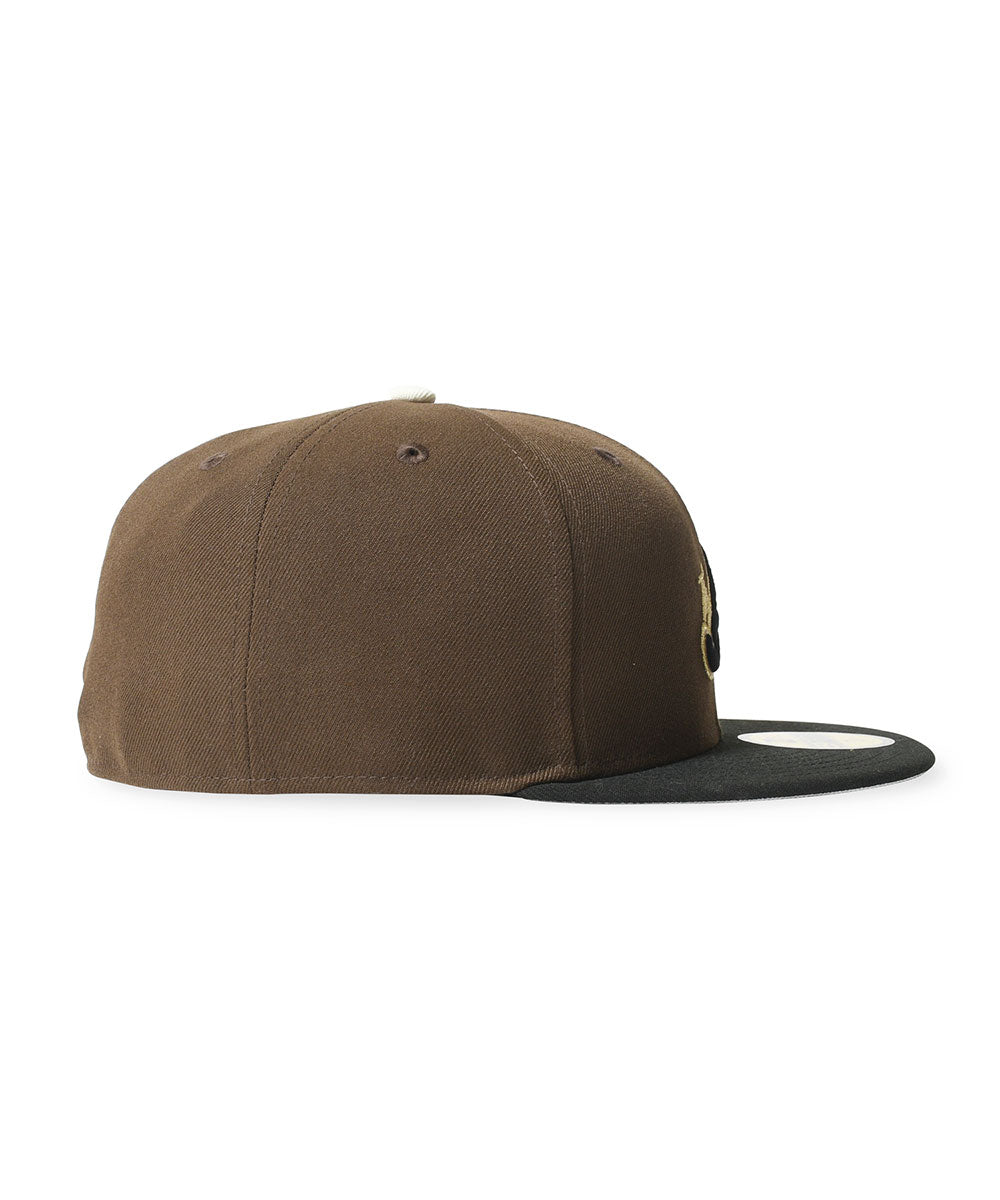 NEW ERA - ATLANTA BRAVES CO THE A 59FIFTY WALNUT/BLACK 【71037338】