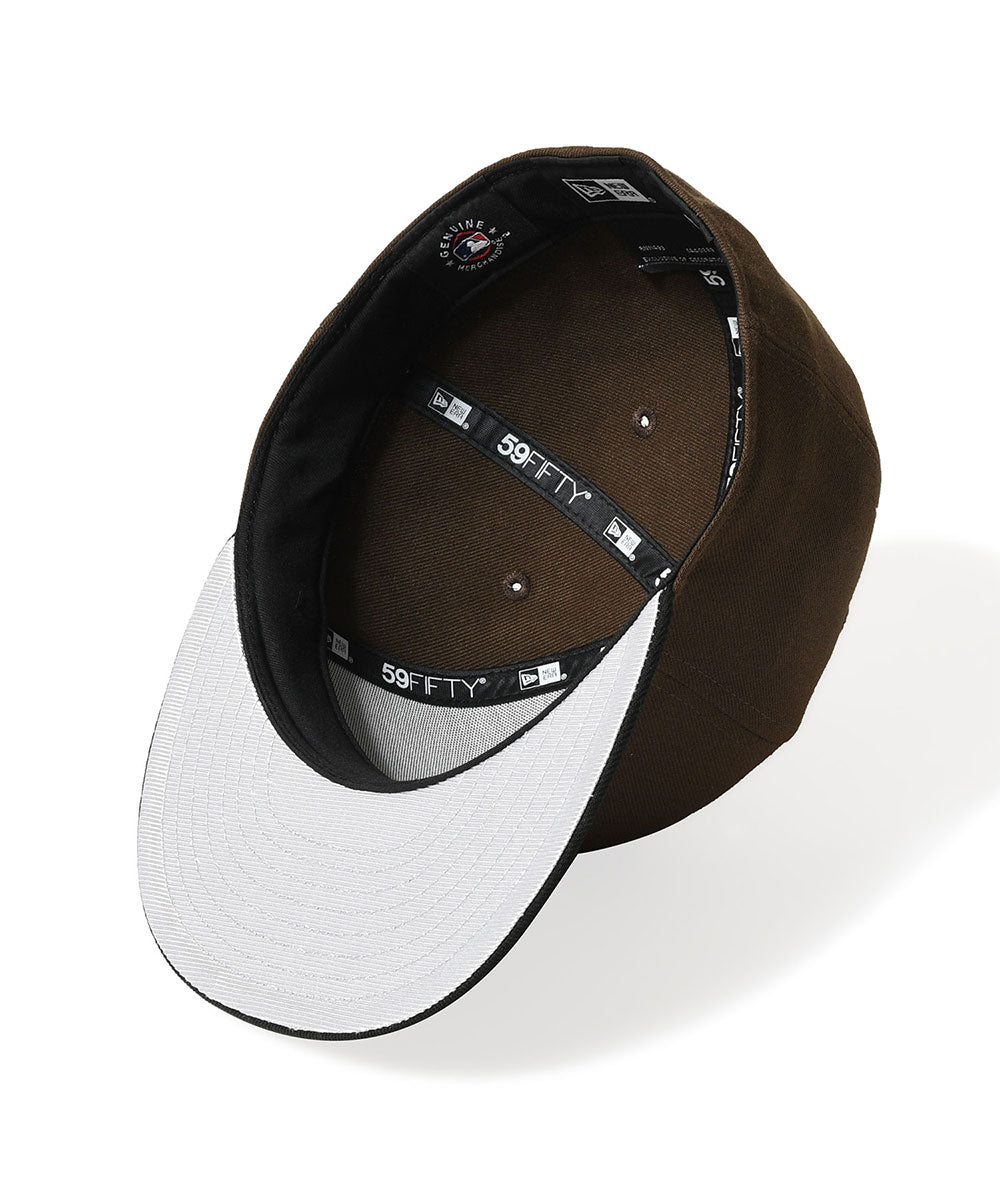 NEW ERA - ATLANTA BRAVES CO THE A 59FIFTY WALNUT/BLACK 【71037338】