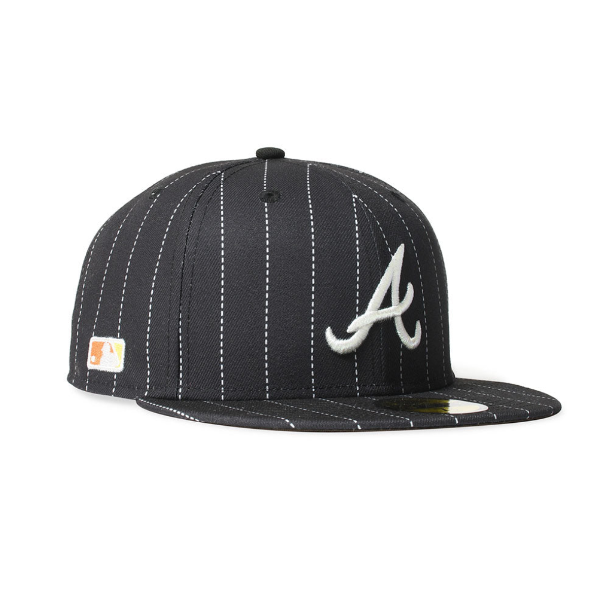 NEW ERA - ATLANTA BRAVES CO 59FIFTY BLACK/WHITE PINSTRIPE 【71037339】