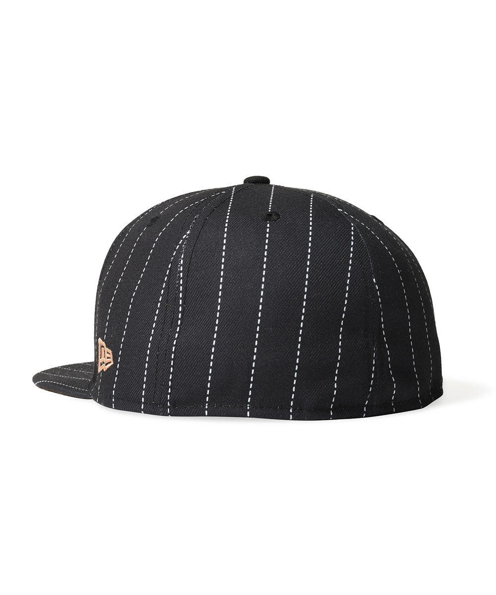 NEW ERA - ATLANTA BRAVES CO 59FIFTY BLACK/WHITE PINSTRIPE 【71037339】