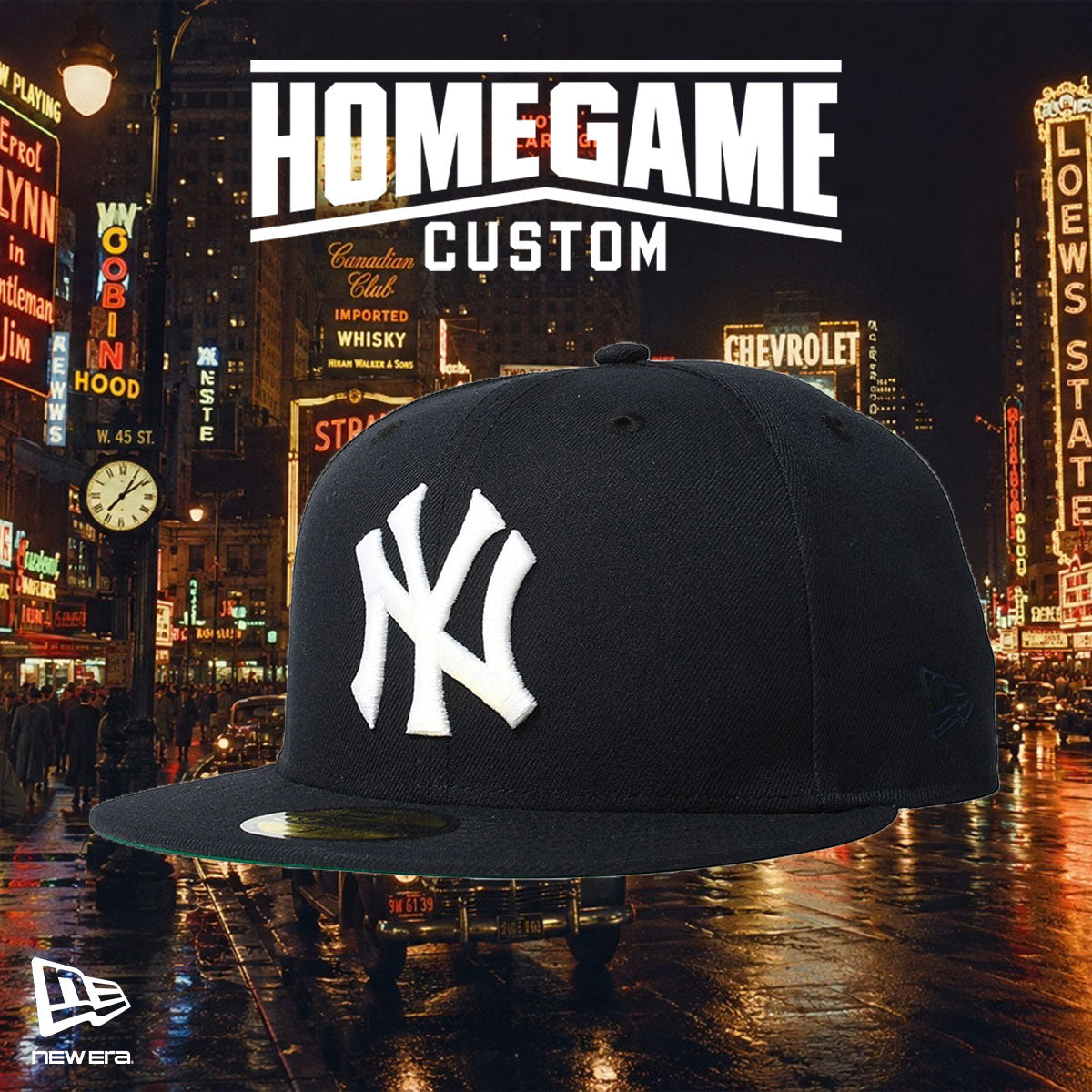 NEW ERA - NEW YORK YANKEES CO OLD AUTHENTIC 59FIFTY NAVY 【71046217】