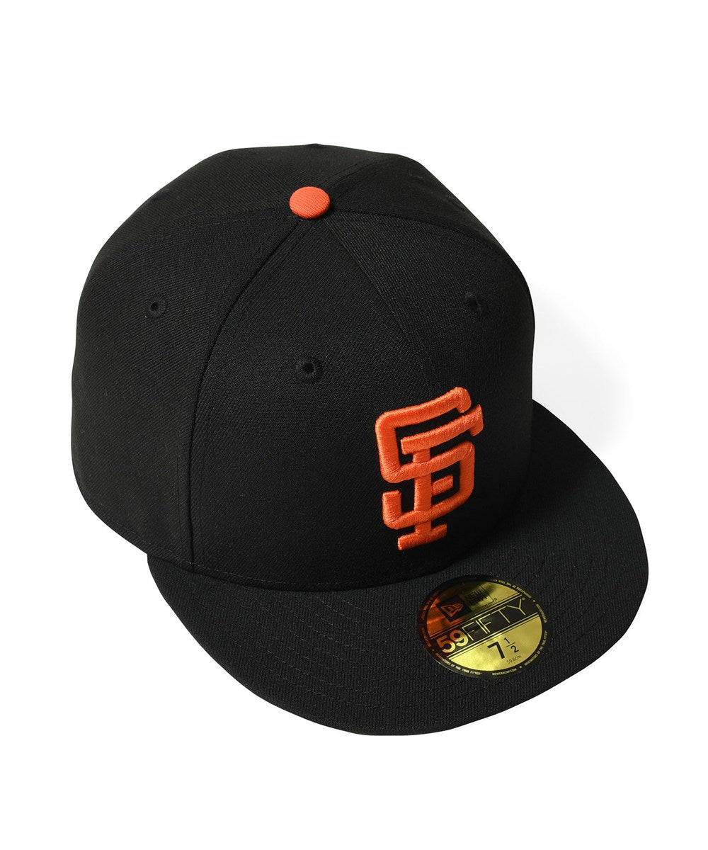NEW ERA - SANFRANCISCO GIANTS CO OLD AUTHENTIC 59FIFTY BLACK 【71026219】