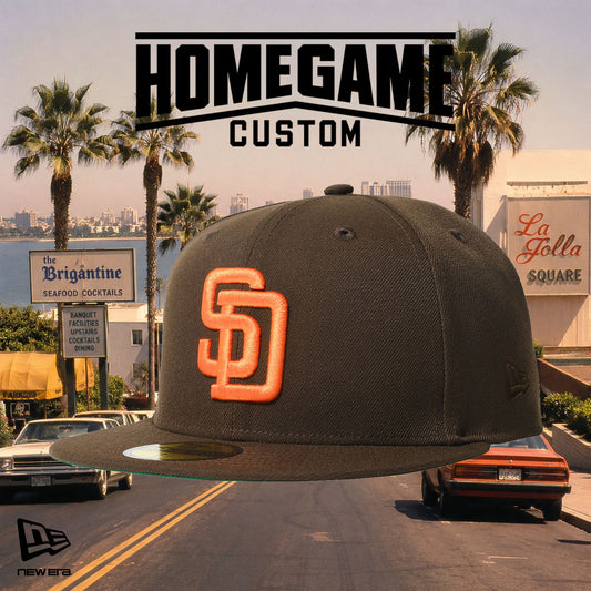 NEW ERA - SAN DEIGO PADRES CO OLD AUTHENTIC 59FIFTY WALNUT 【71046221】