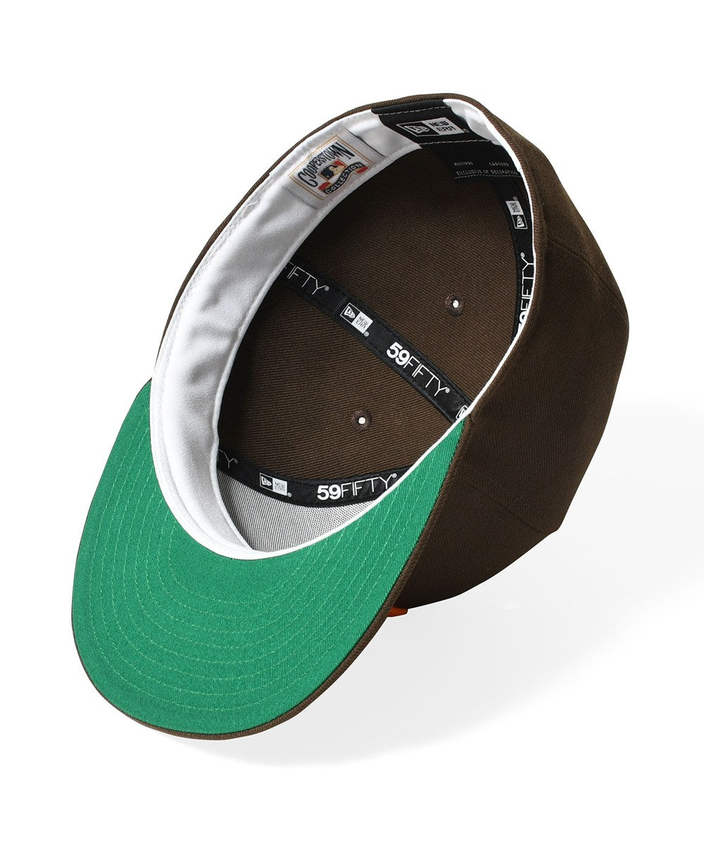 NEW ERA - SAN DEIGO PADRES CO OLD AUTHENTIC 59FIFTY WALNUT 【71046221】