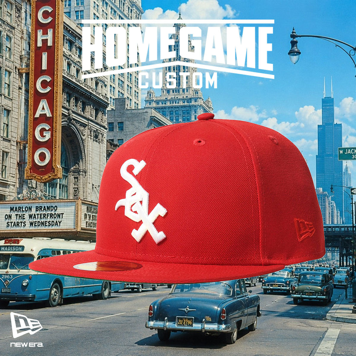 NEW ERA - CHICAGO WHITE SOX CO OLD AUTHENTIC 59FIFTY SCARLET 【71046222】