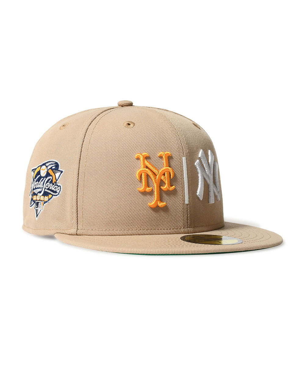 NEW ERA - NEW YORKS METS VS YANKEES CO SS 2000 WS 59FIFTY CAMEL【71047162】