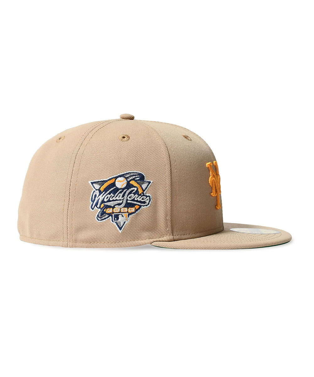 NEW ERA - NEW YORKS METS VS YANKEES CO SS 2000 WS 59FIFTY CAMEL【71047162】