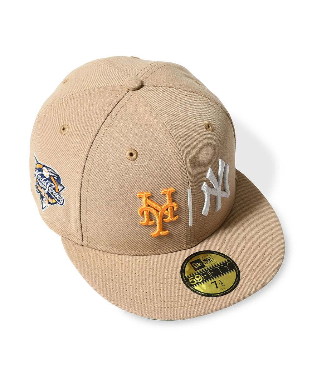 NEW ERA - NEW YORKS METS VS YANKEES CO SS 2000 WS 59FIFTY CAMEL【71047162】