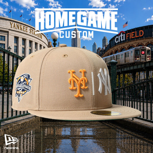 NEW ERA - NEW YORKS METS VS YANKEES CO SS 2000 WS 59FIFTY CAMEL【71047162】