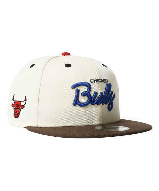 NEW ERA - CHICAGO BULLS CO 9FIFTY CHROME/WALNUT【71059673】