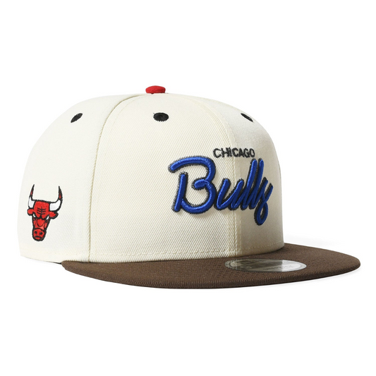 NEW ERA - CHICAGO BULLS CO 9FIFTY CHROME/WALNUT【71059673】