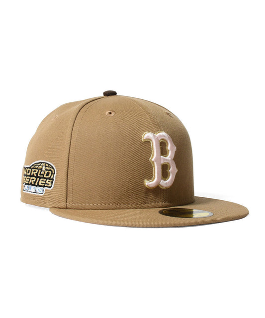 NEW ERA - BOSTON RED SOX CO 2004 WS 59FIFTY KHAKI【71059678】