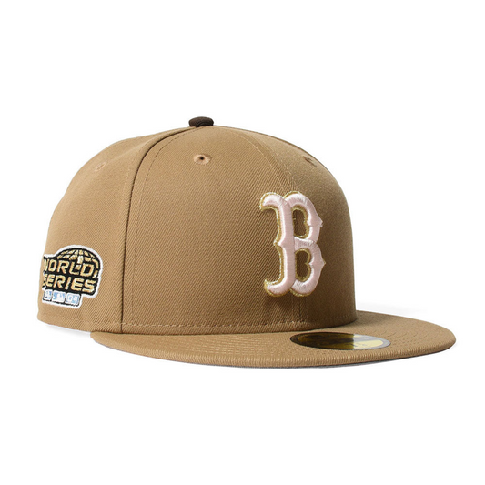 NEW ERA - BOSTON RED SOX CO 2004 WS 59FIFTY KHAKI【71059678】