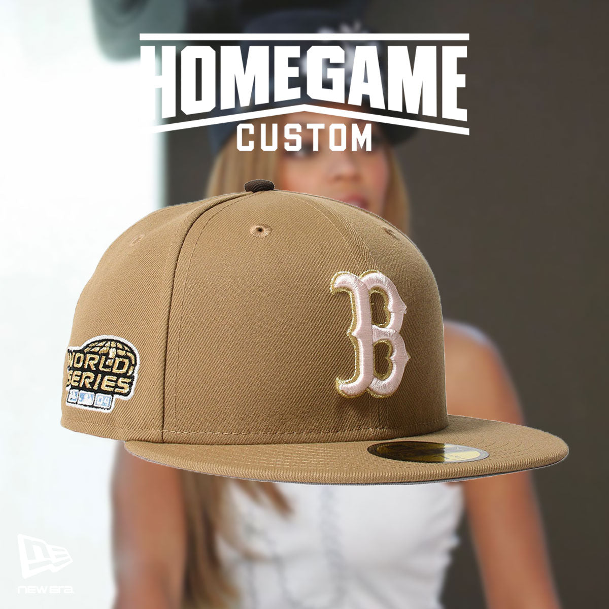【6/27(土)発売】NEW ERA - BOSTON RED SOX CO 2004 WS 59FIFTY KHAKI【71059678】