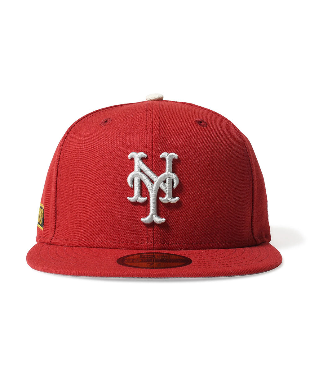 NEW ERA - NEW YORK METS CO GUEENS NY 59FIFTY PINOT RED【71059675