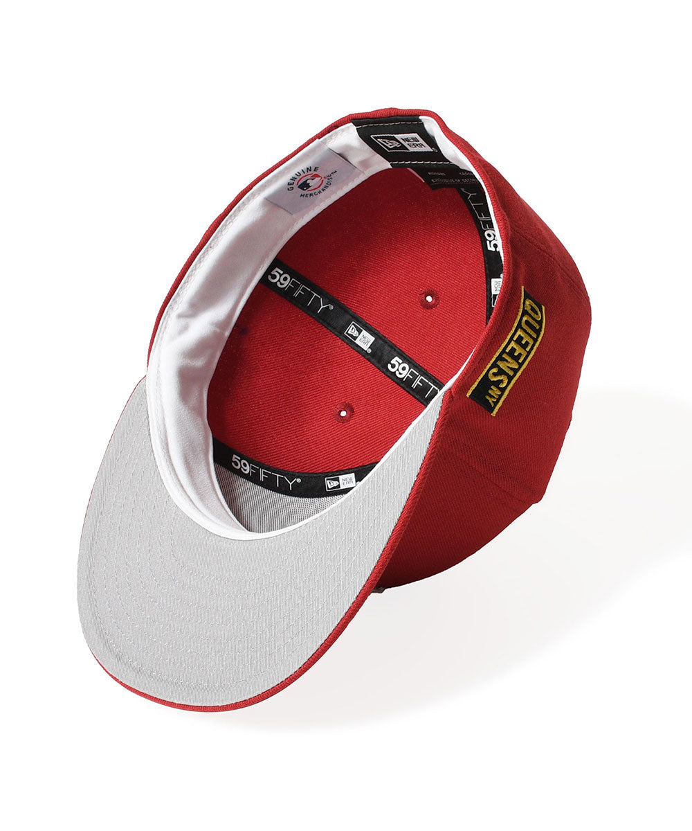 NEW ERA - NEW YORK METS CO GUEENS NY 59FIFTY PINOT RED【71059675】