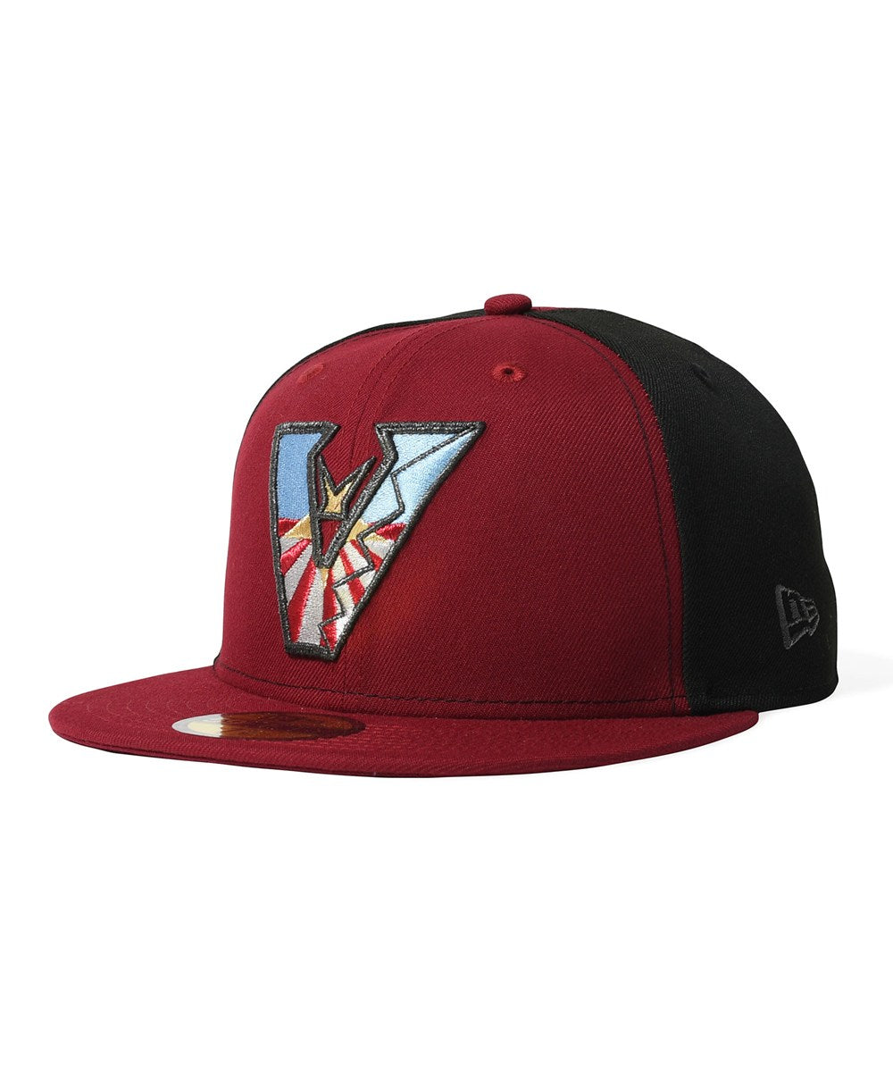 NEW ERA - ARIZONA DIAMONDBACKS CO UPSIDEDOWN 59FIFTY CARDINAL/BLACK【71059674】