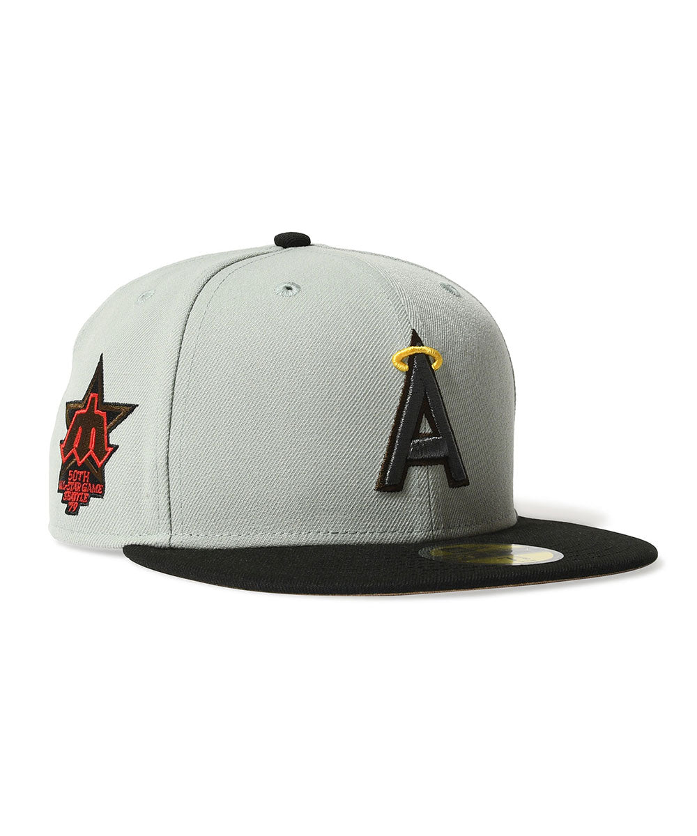 NEW ERA - CALIFORNIA ANGELS CO 1979 ASG 59FIFTY EVEREST GREEN/BLK【71059679】