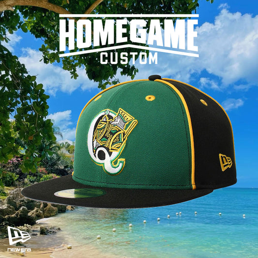 【6/27(土)発売】NEW ERA - QUEENS KINGS CO 59FIFTY KELLY GREEN/BLACK PIPING GOLD【71065378】