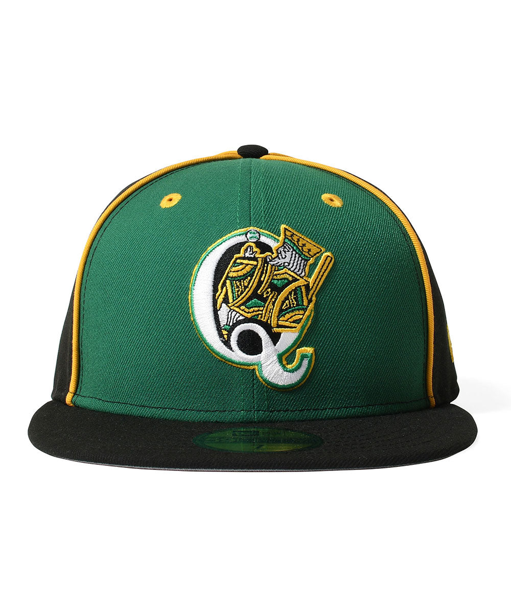 【6/27(土)発売】NEW ERA - QUEENS KINGS CO 59FIFTY KELLY GREEN/BLACK PIPING GOLD【71065378】