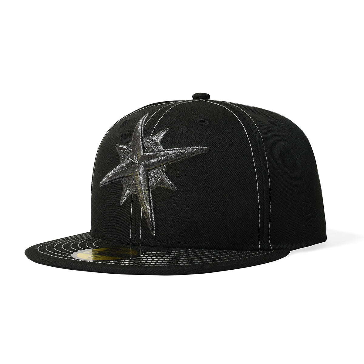 NEW ERA - SEATTLE MARINERS CO COMPASS 59FIFTY BLACK/BLACK【71083728】