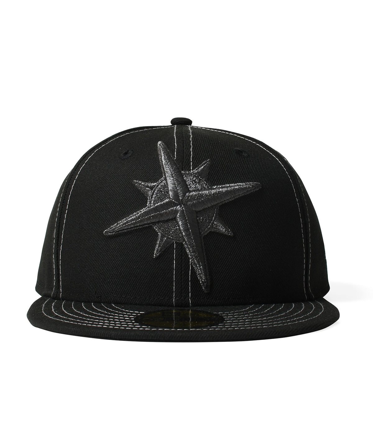 NEW ERA - SEATTLE MARINERS CO COMPASS 59FIFTY BLACK/BLACK【71083728】