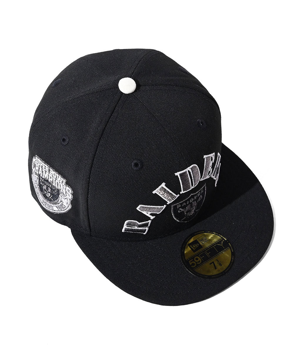 NEW ERA - LAS VEGAS RAIDERS CO SB CHAMPIONS 59FIFTY BLACK 【71096761】