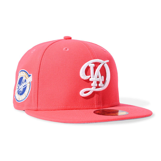 NEW ERA - Los Angeles Dodgers CO 59FIFTY 24-25 BACK TO BACK WSC LAVA RED【71096762】
