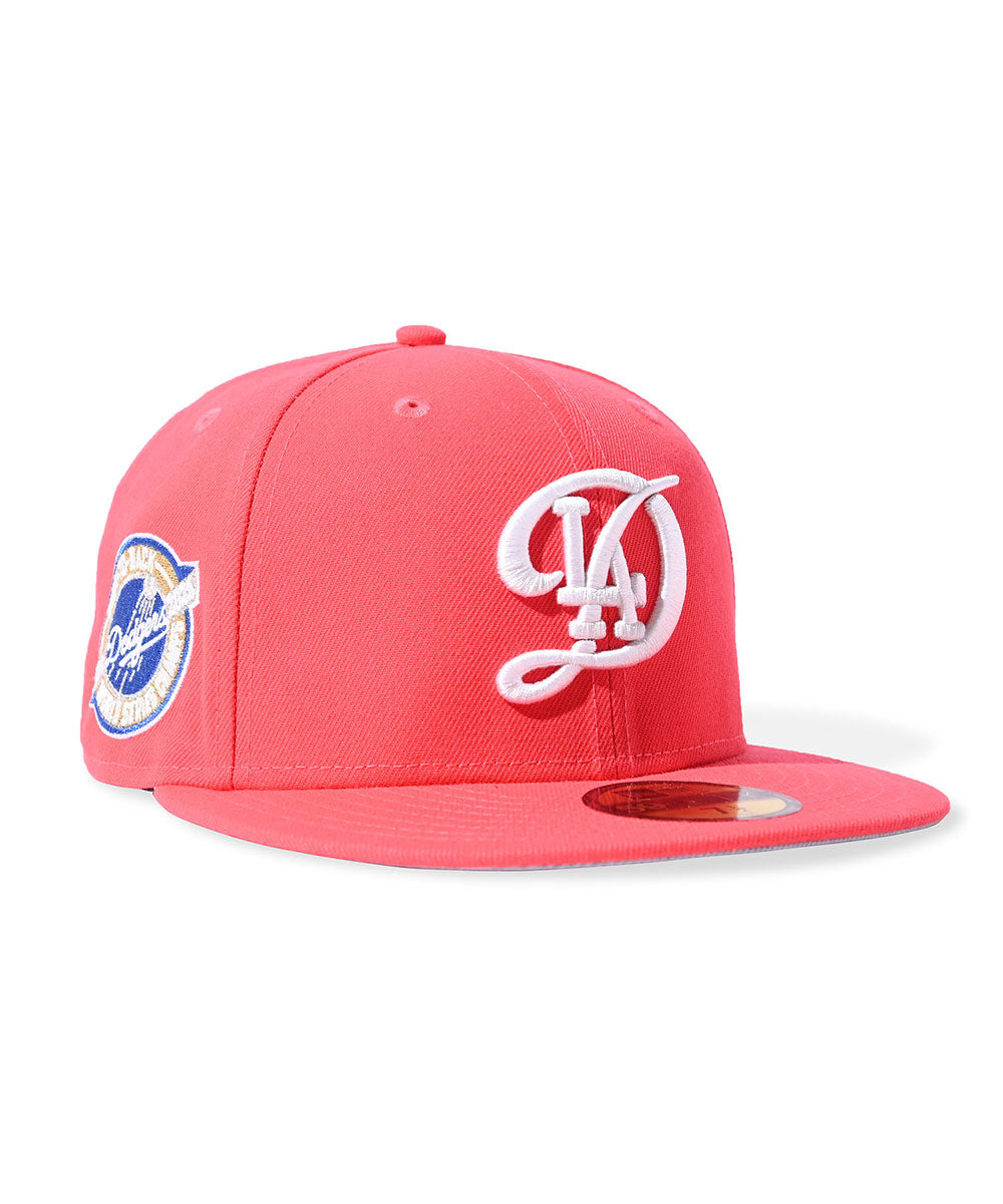 NEW ERA - Los Angeles Dodgers CO 59FIFTY 24-25 BACK TO BACK WSC LAVA RED【71096762】