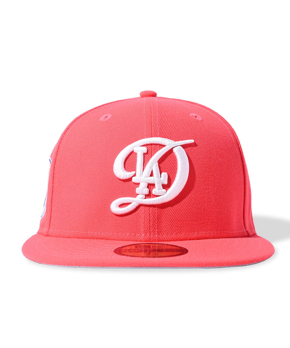 NEW ERA - Los Angeles Dodgers CO 59FIFTY 24-25 BACK TO BACK WSC LAVA RED【71096762】