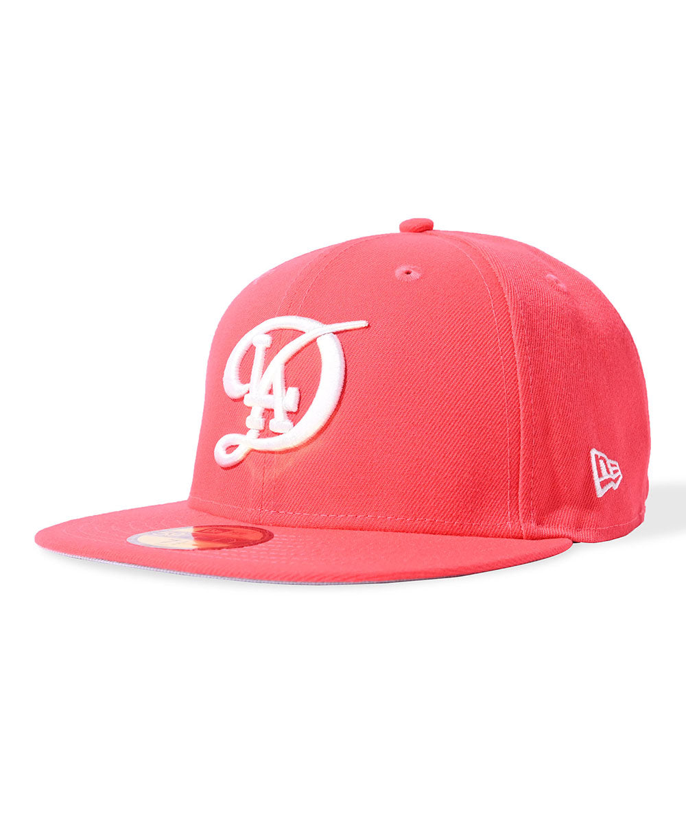 NEW ERA - Los Angeles Dodgers CO 59FIFTY 24-25 BACK TO BACK WSC LAVA RED【71096762】