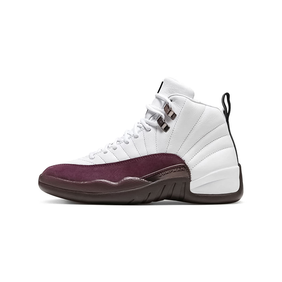 A Ma Maniere×Nike WMNS AJ12 "WHITE/BLACK-BURGANDY CRUSH" ア・マ・マニエール×ナイキ ウィメンズ エア ジョーダン 12 "ホワイト/ブラック バーガンディクラッシュ"【DV6989-100】