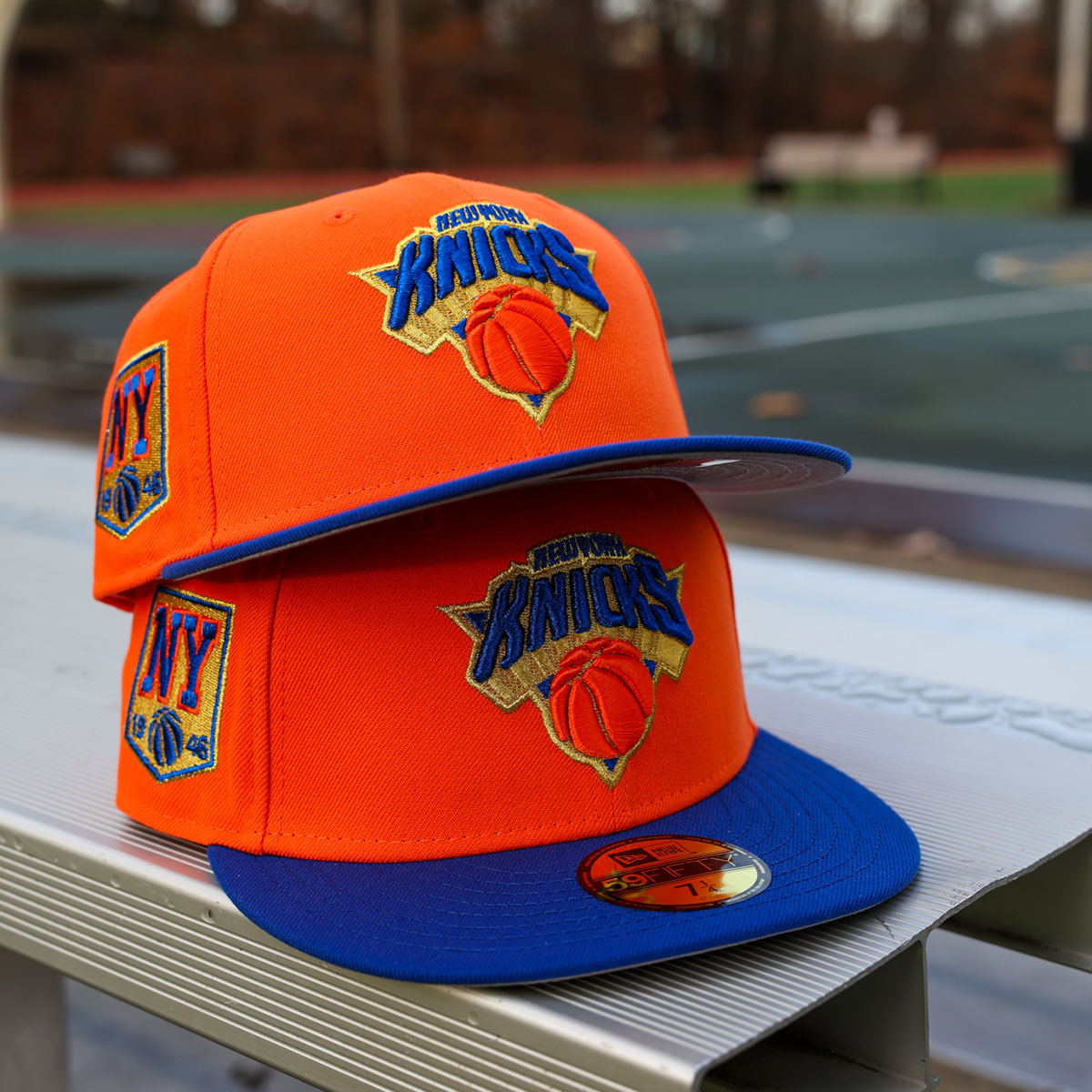 NEW ERA New York Knicks - 59Fifty 1946 Rush Orange/Majestic Blue