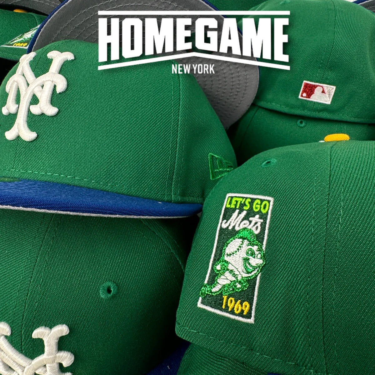 NEW ERA New York Mets - 59FIFTY LET’S GO METS 1969 KELLY GREEN/ROYAL