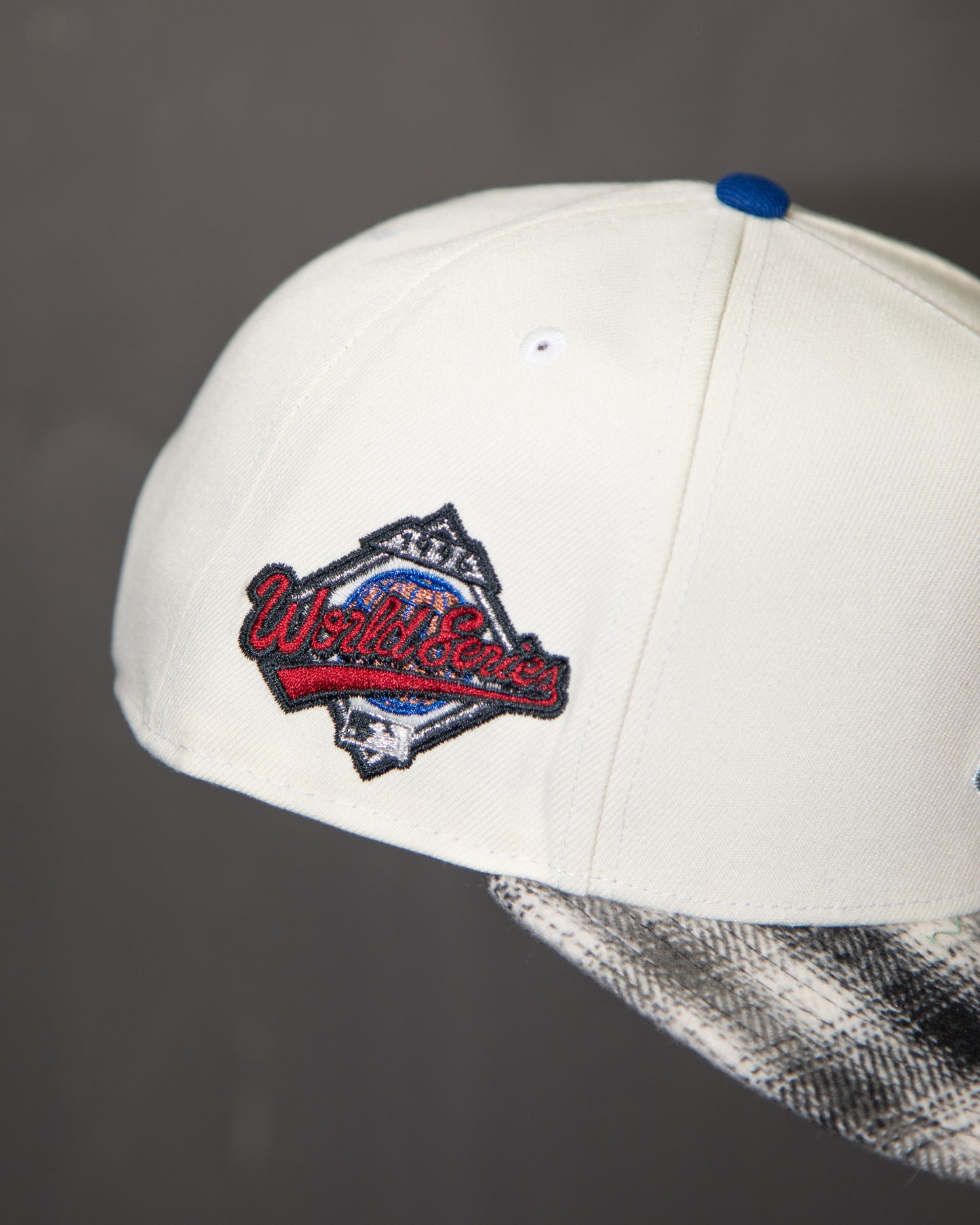 NEW ERA - New York Yankees 9Fifty A-Frame Snapback 1996 World Series Chrome White/Plaid