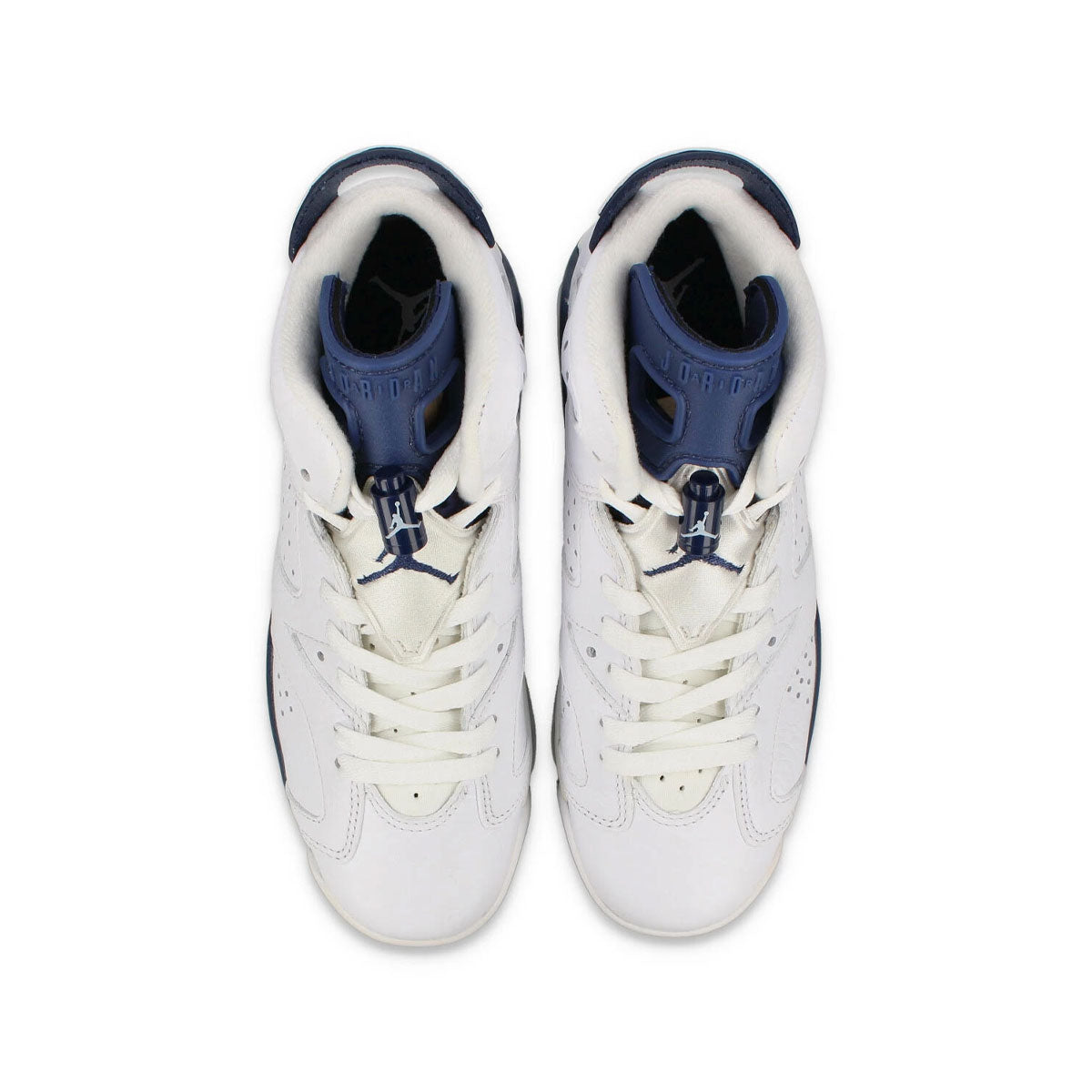 NIKE AIR JORDAN 6 RETRO GS "WHITE/MIDNIGHT NAVY" ナイキ エア ジョーダン 6 レトロ "ホワイト/ミッドナイトネイビー"【384665-141】