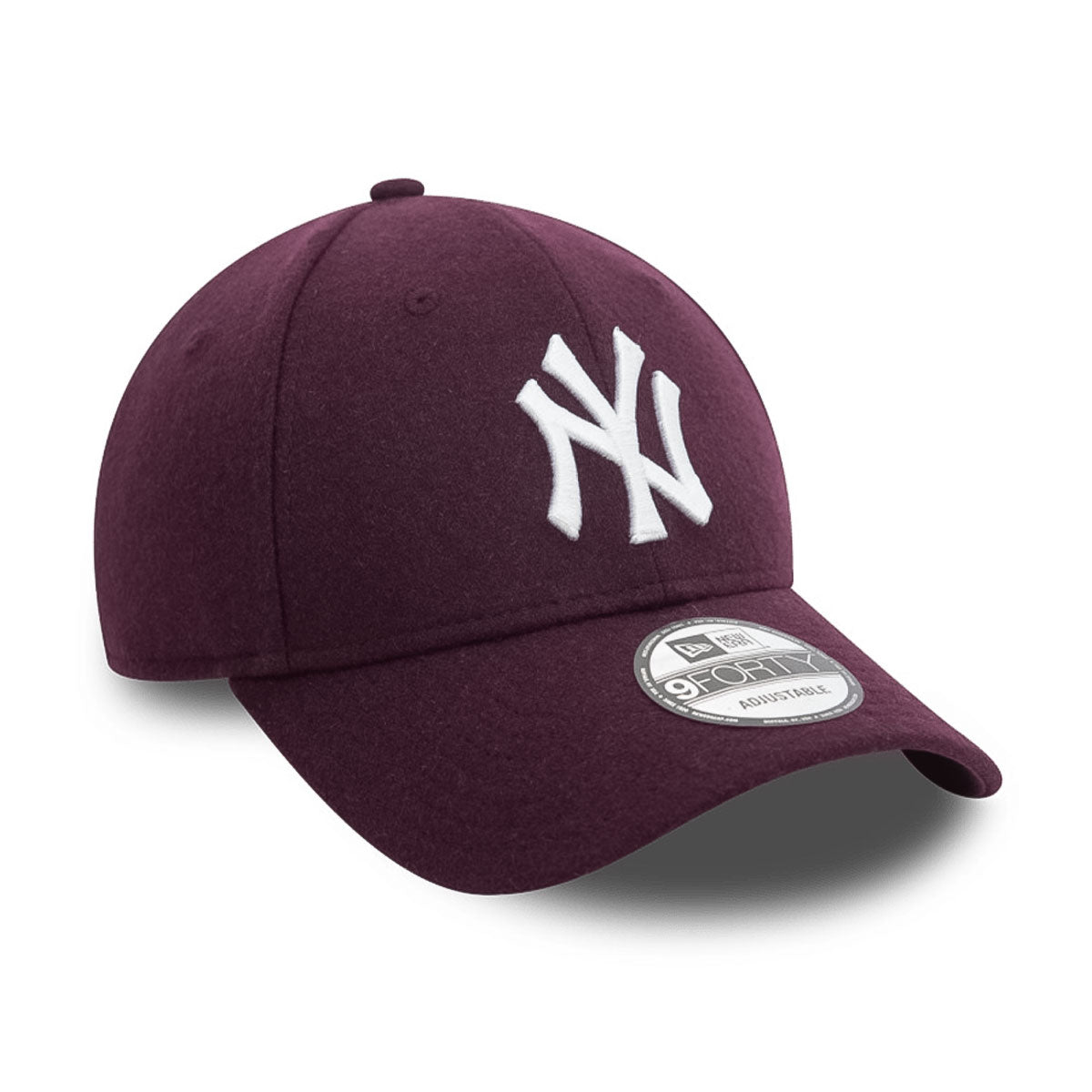 NEW ERA - 9FORTY MELTON WOOL NEW YORK YANKEES PURPLE/WHITE 【60580687】