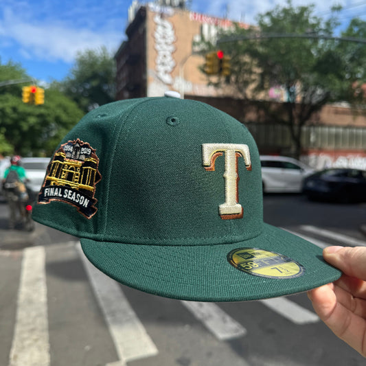 NEW ERA - Texas Rangers Final Season 59fifty Forest Green