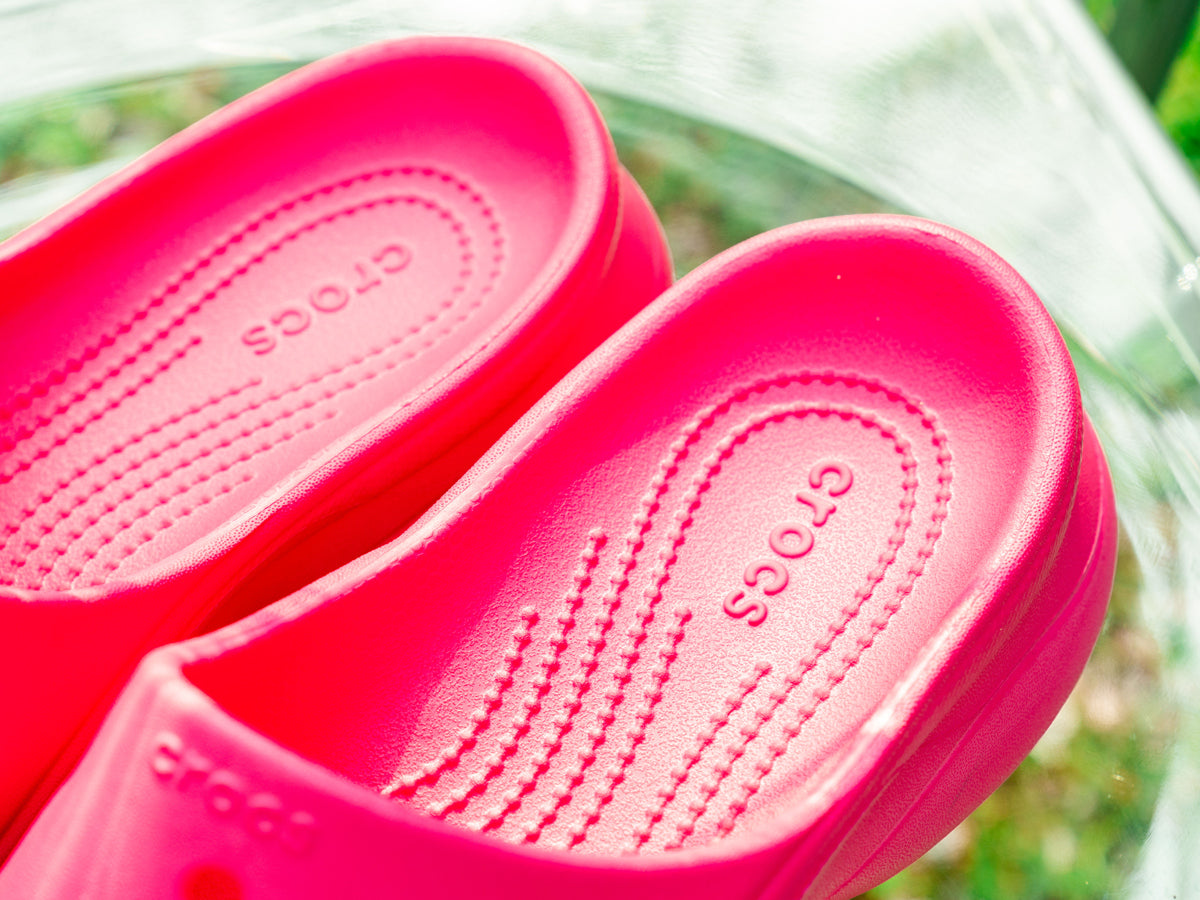 crocs - WMNS Bae Slide Dragon Fruit 【211108-6ZQ】