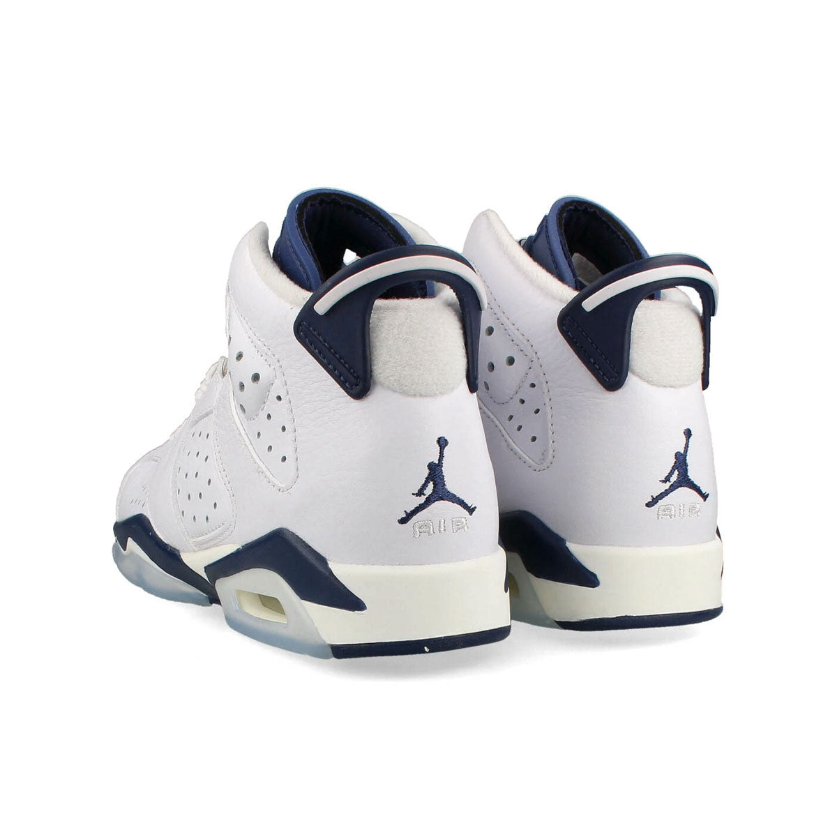 NIKE AIR JORDAN 6 RETRO GS "WHITE/MIDNIGHT NAVY" ナイキ エア ジョーダン 6 レトロ "ホワイト/ミッドナイトネイビー"【384665-141】