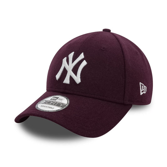 NEW ERA - 9FORTY MELTON WOOL NEW YORK YANKEES PURPLE/WHITE 【60580687】