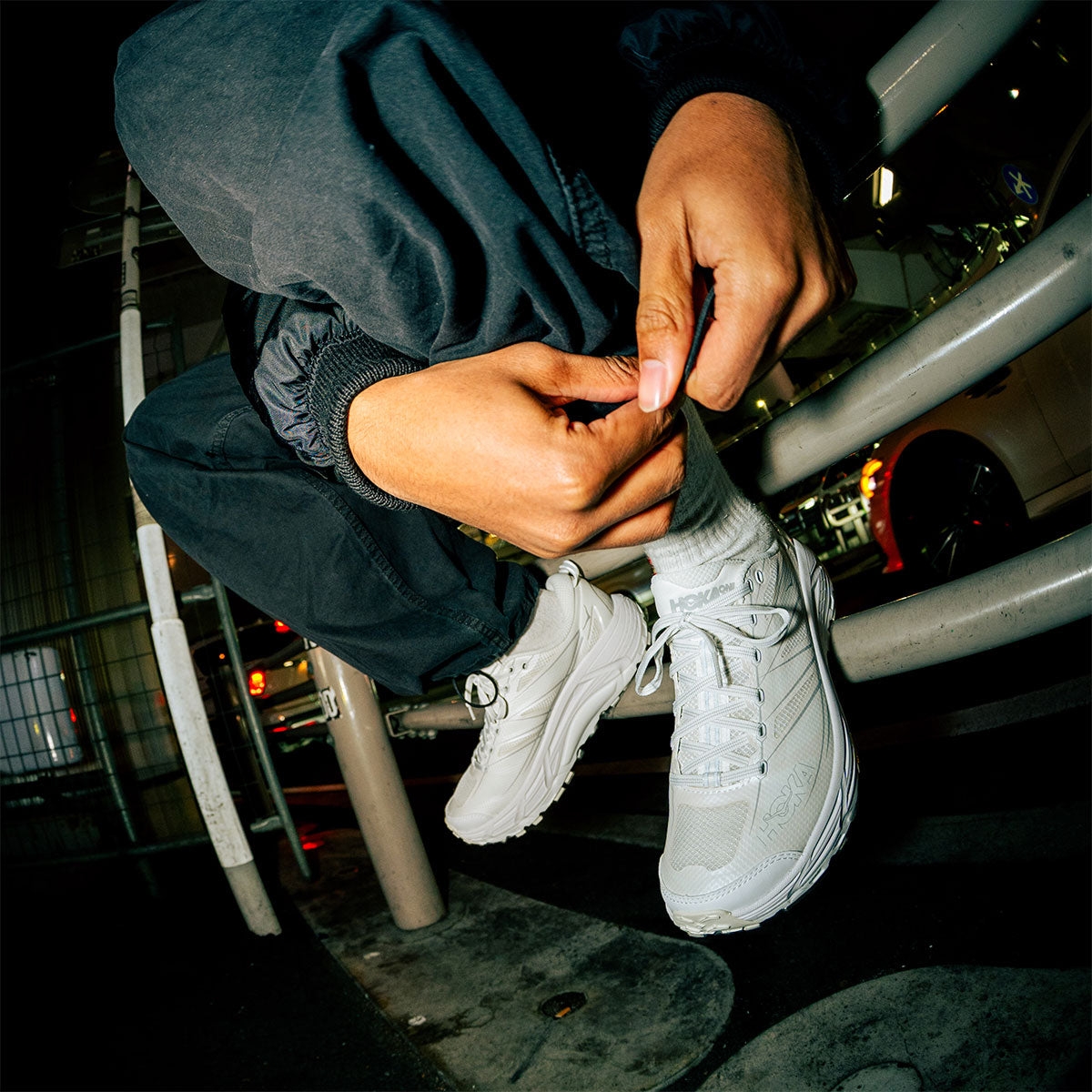 HOKA - MAFATE SPEED 2 WHITE/LUNAR ROCK 【1126851-WLRC】