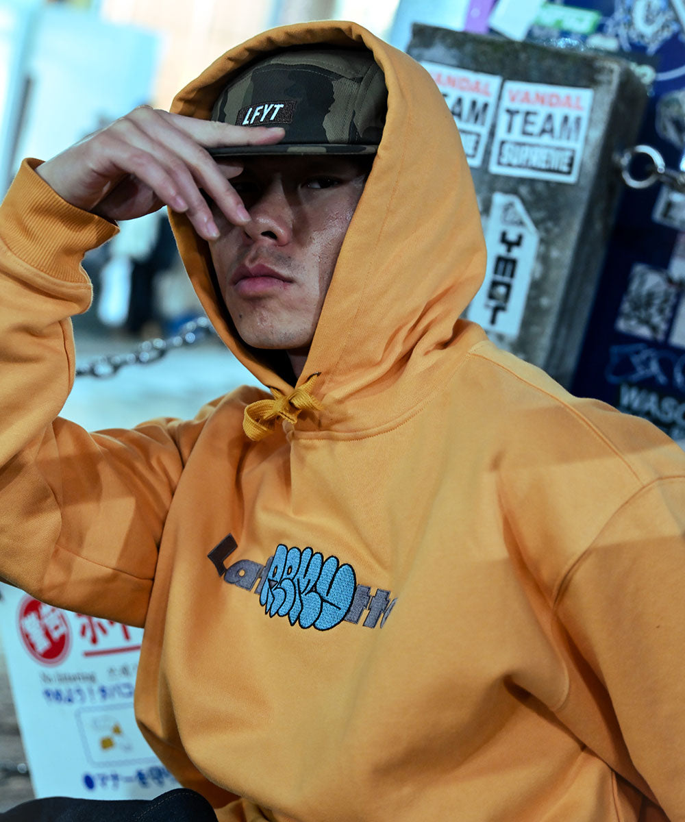 LFYT × REMIO Lafayette LOGO HOODIE YELLOW ORANGE 【LE260501