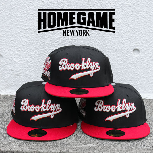 NEW ERA Brooklyn Dodgers - 59Fifty Ebbets Field Black/Red