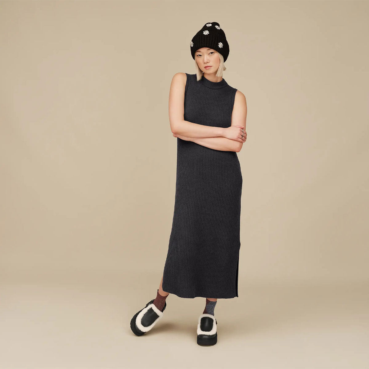 UGG - W ESMEE LEATHER CLOG 【1171507-BLK】