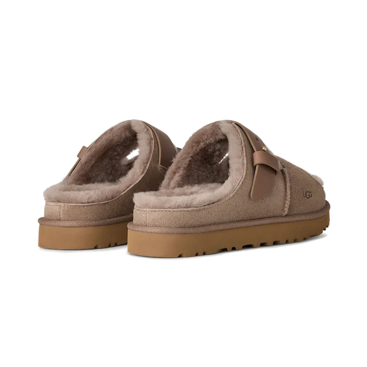 UGG - WMNS GREENPORT STRAP SLIDE Caribou【1167611-CRBO】