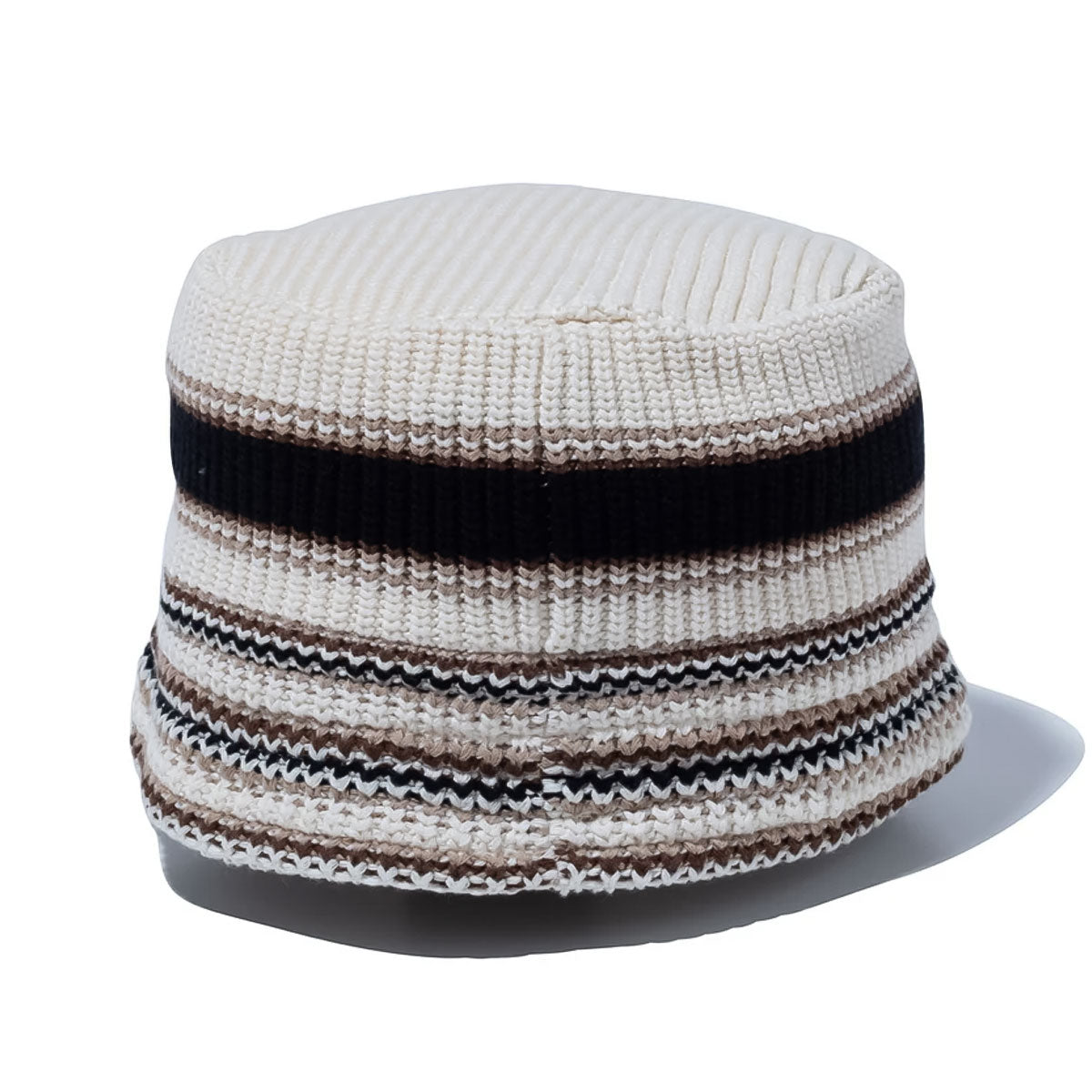 NEW ERA - KNIT BUCKET MULTI BORDER OFF WHITE 【14518193】