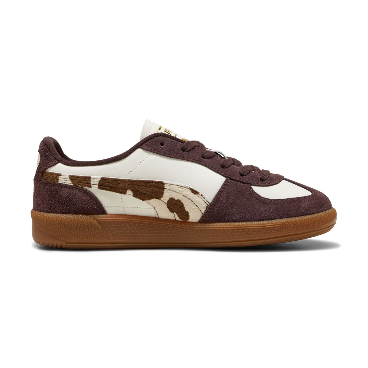 PUMA - PALERMO COW WNS WARM WHITE-CHOCOLATE BROWN 【406129-01】