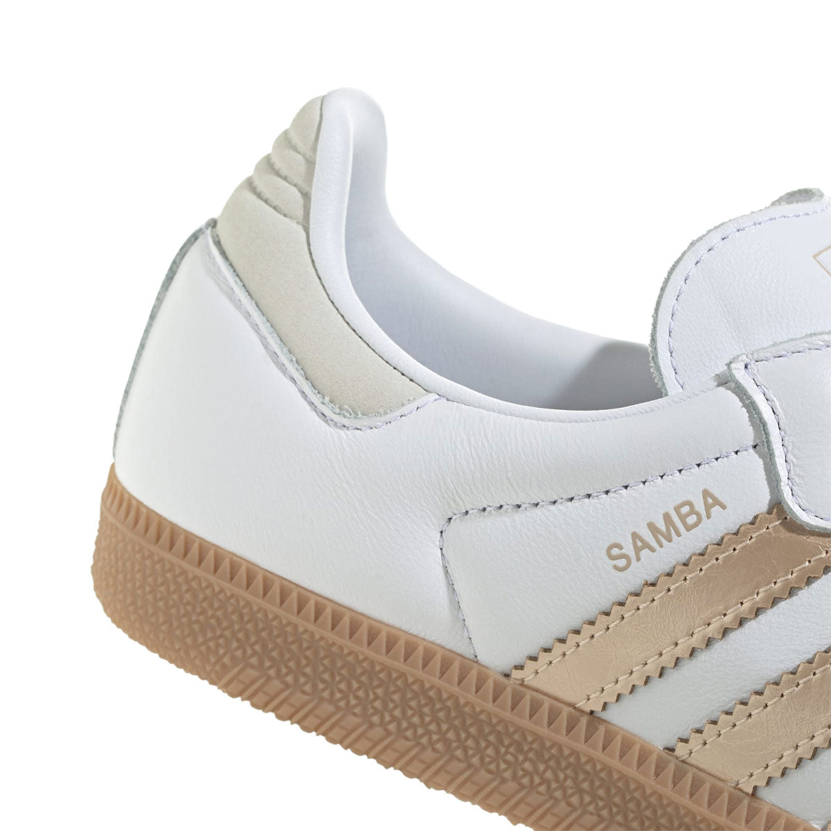 adidas - WMNS SAMBA OG  Cloud White/Wonder Gold Met/Grey One 【IH9127】