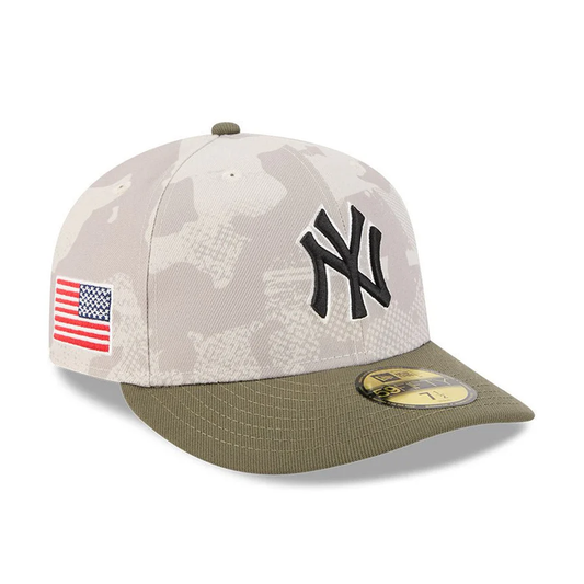 NEW ERA New York Yankees - 59FIFTY MLB2025 Armed Forces Day STONE【14517062】